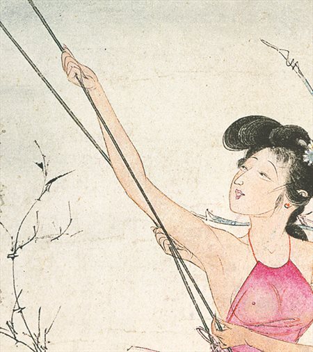 蒙自县-胡也佛的仕女画和最知名的金瓶梅秘戏图